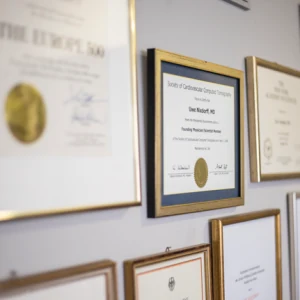 Certificates and medical qualifications